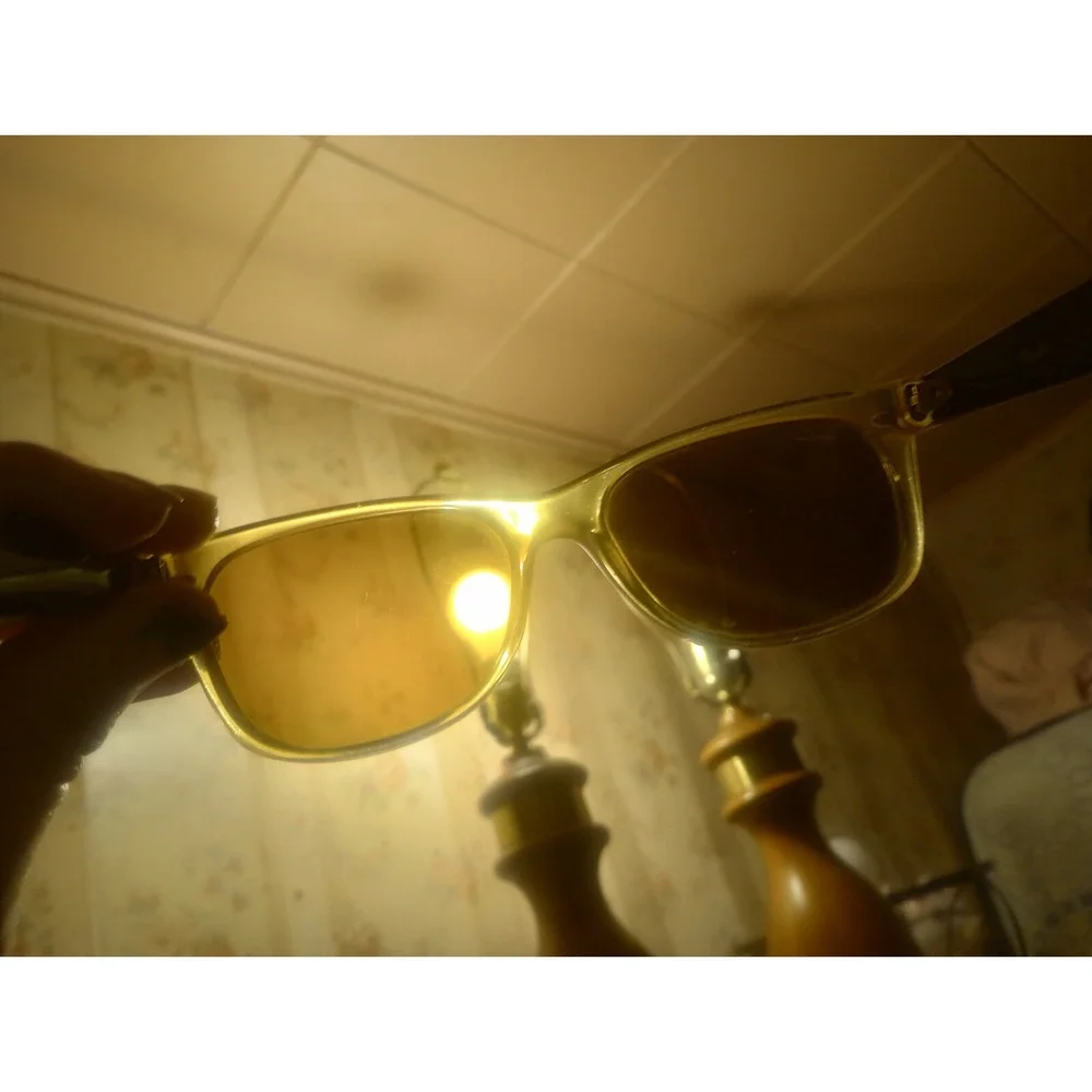 Ray-Ban New Wayfarer Sunglasses Polished‎ Honey/Brown Lens (RB2132 945/55[]18